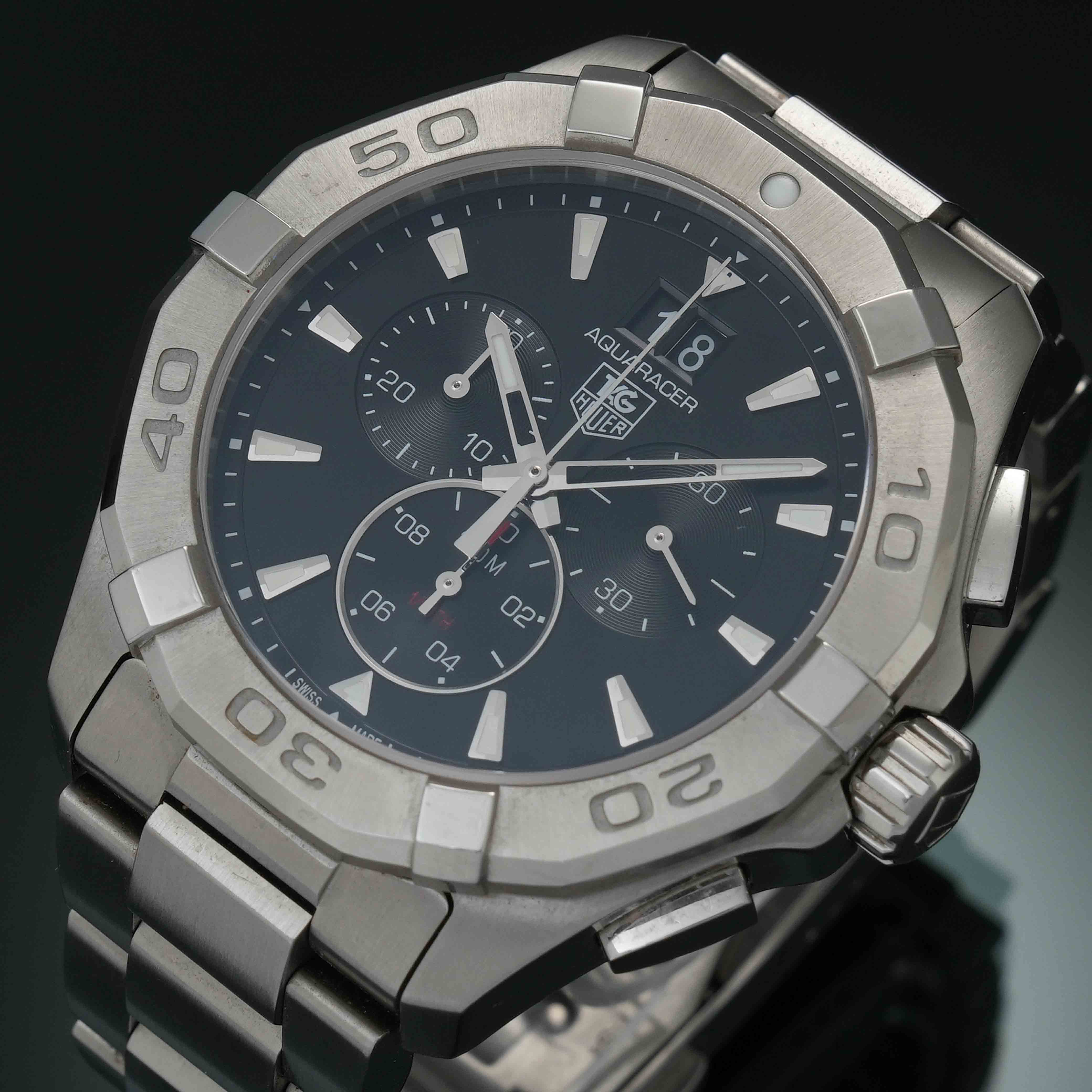 TAG Heuer(USED)태그호이어 아쿠아레이서 쿼츠 CAY1110-0